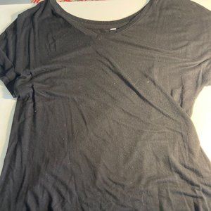 Black Short Sleeve Top